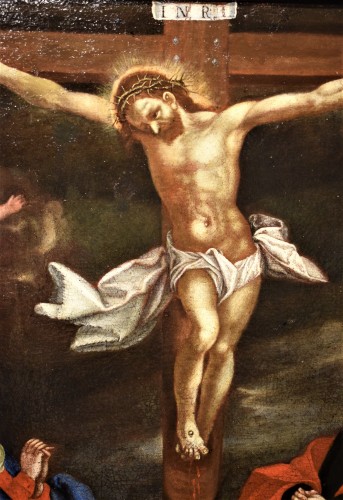 La Crucifixion du Christ - École Flamande du XVIIe siècle - Louis XIII